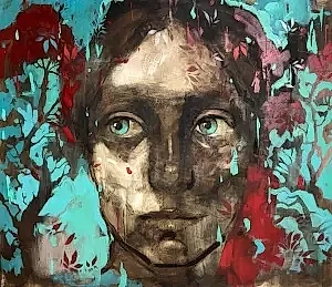 SEMA ÖCAL tarafından 130x150 cm ölçülerinde Tuval üzeri yağlı boya tekniği ile yapılmıştır.