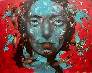 SEMA ÖCAL tarafından 150x190 cm ölçülerinde Tuval üzeri yağlı boya tekniği ile yapılmıştır.