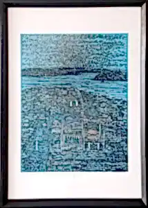 DEVRİM ERBİL tarafından 100x70 cm ölçülerinde Serigrafi tekniği ile yapılmıştır.