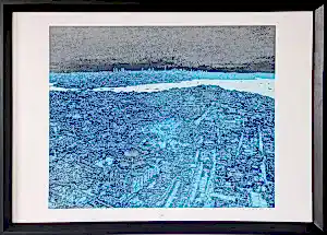 DEVRİM ERBİL tarafından 70x100 cm ölçülerinde Serigrafi tekniği ile yapılmıştır.