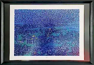 DEVRİM ERBİL tarafından 70x100 cm ölçülerinde Serigrafi tekniği ile yapılmıştır.