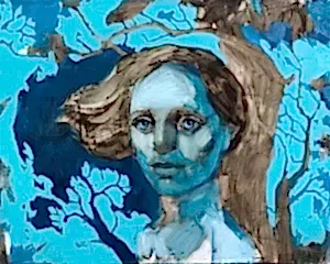 SEMA ÖCAL tarafından 2021 yılında 40x50 cm ölçülerinde Tuval üzeri yağlı boya tekniği ile yapılmıştır.