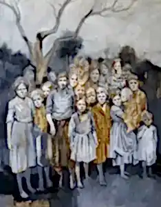 SEMA ÖCAL tarafından 150x120 cm ölçülerinde Tuval üzeri yağlı boya tekniği ile yapılmıştır.