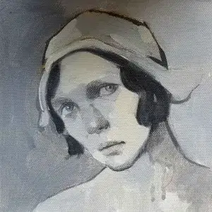 SEMA ÖCAL tarafından 20x20 cm ölçülerinde Tuval üzeri yağlı boya tekniği ile yapılmıştır.