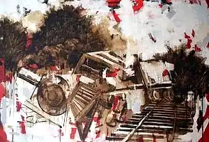 SEMA ÖCAL tarafından 2012 yılında 110x160 cm ölçülerinde Tuval üzeri yağlı boya tekniği ile yapılmıştır.