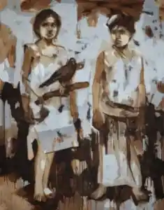 SEMA ÖCAL tarafından 2012 yılında 190x150 cm ölçülerinde Tuval üzeri yağlı boya tekniği ile yapılmıştır.