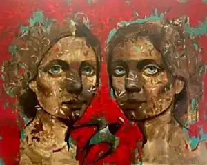 SEMA ÖCAL tarafından 2023 yılında 120x150 cm ölçülerinde Tuval üzeri yağlı boya tekniği ile yapılmıştır.