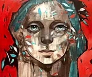 SEMA ÖCAL tarafından 2023 yılında 50x60 cm ölçülerinde Tuval üzeri yağlı boya tekniği ile yapılmıştır.