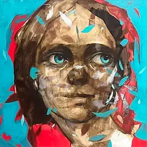 SEMA ÖCAL tarafından 2023 yılında 40x40 cm ölçülerinde Tuval üzeri yağlı boya tekniği ile yapılmıştır.