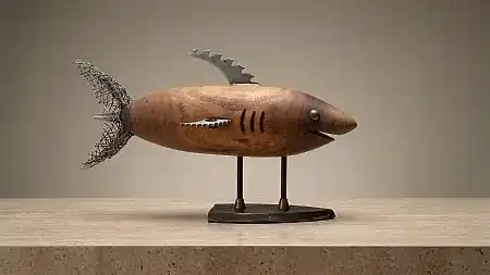 SERKAN ERKOÇ tarafından 2019 yılında 48x27x18 cm ölçülerinde Metal heykel tekniği ile yapılmıştır.