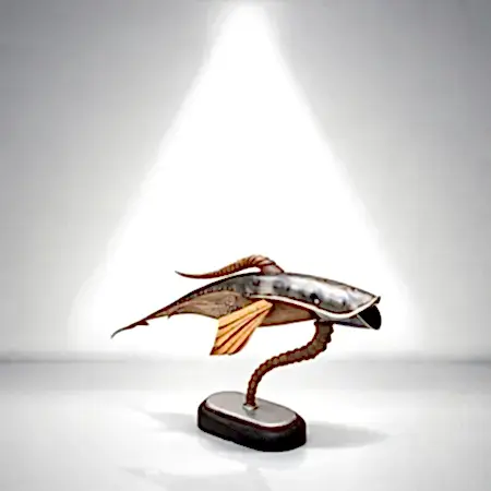 SERKAN ERKOÇ tarafından 2025 yılında 37x68x27 cm ölçülerinde Metal heykel tekniği ile yapılmıştır.