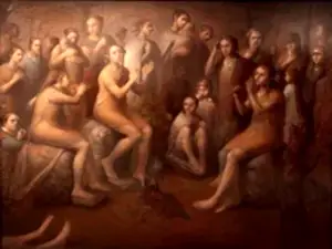 SERTAP YEĞİN tarafından 2017 yılında 150x200 cm ölçülerinde Tuval üzeri yağlı boya tekniği ile yapılmıştır.