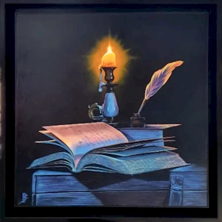 HÜSEYİN FEYZULLAH tarafından 2025 yılında 50x50 cm ölçülerinde Tuval üzeri yağlı boya tekniği ile yapılmıştır.