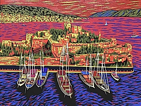 HAKAN ECEVİT tarafından 2026 yılında 60x80 cm ölçülerinde Tuval üzeri akrilik boya tekniği ile yapılmıştır.