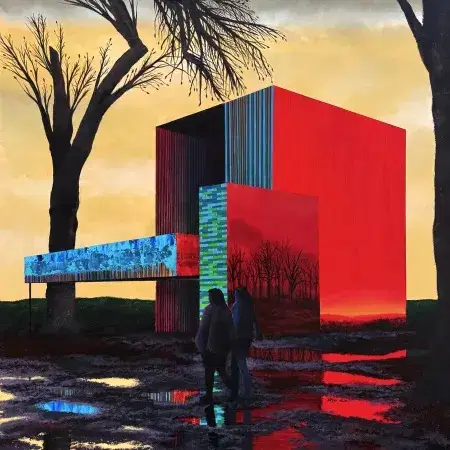 ARDA SELİM tarafından 2025 yılında 90x90 cm ölçülerinde Tuval üzeri yağlı boya tekniği ile yapılmıştır.