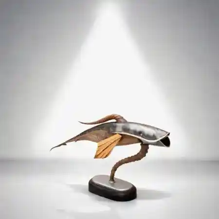 SERKAN ERKOÇ tarafından 2025 yılında 37x68x27 cm ölçülerinde Metal heykel tekniği ile yapılmıştır.