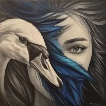 BEHZAT FEYZULLAH tarafından 2025 yılında 40x40 cm ölçülerinde Tuval üzeri yağlı boya tekniği ile yapılmıştır.