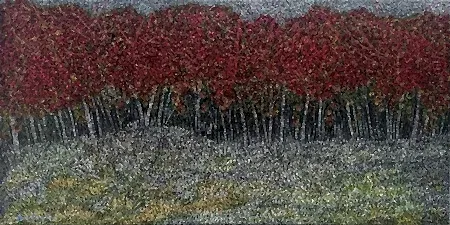 MURAT ÖZDOĞRU tarafından 2025 yılında 65x130 cm ölçülerinde Tuval üzeri akrilik boya tekniği ile yapılmıştır.