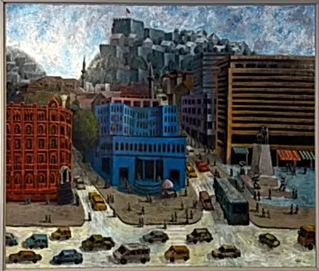 BÜLENT AYTAÇ tarafından 2022 yılında 140x165 cm ölçülerinde Tuval üzeri yağlı boya tekniği ile yapılmıştır.