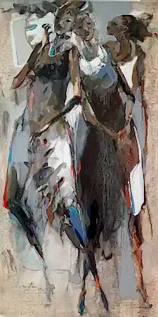 NURETTİN AKKAYA tarafından 2025 yılında 130x65 cm ölçülerinde Tuval üzeri yağlı boya tekniği ile yapılmıştır.