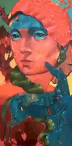 SEMA ÖCAL tarafından 2024 yılında 130x65 cm ölçülerinde Tuval üzeri akrilik boya tekniği ile yapılmıştır.