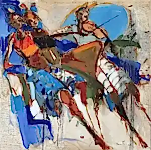 NURETTİN AKKAYA tarafından 2024 yılında 100x100 cm ölçülerinde Tuval üzeri yağlı boya tekniği ile yapılmıştır.