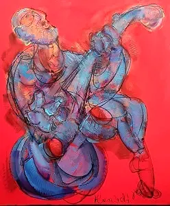 ALİ HERİSCHİ tarafından 2024 yılında 120x100 cm ölçülerinde Tuval üzeri yağlı boya tekniği ile yapılmıştır.