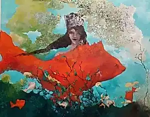 EROL PELİOĞLU tarafından 2024 yılında 120x150 cm ölçülerinde Tuval üzeri yağlı boya tekniği ile yapılmıştır.