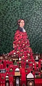 BİNNUR YÜCEBAŞ RUOCCO tarafından 2023 yılında 130x65 cm ölçülerinde Tuval üzeri yağlı boya tekniği ile yapılmıştır.