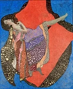 BİNNUR YÜCEBAŞ RUOCCO tarafından 60x50 cm ölçülerinde Tuval üzeri yağlı boya tekniği ile yapılmıştır.