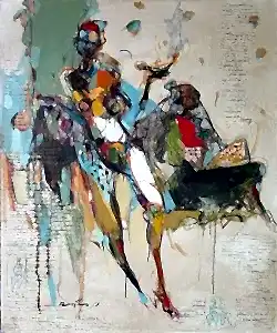 NURETTİN AKKAYA tarafından 2019 yılında 60x50 cm ölçülerinde Tuval üzeri yağlı boya tekniği ile yapılmıştır.