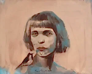 SEMA ÖCAL tarafından 2019 yılında 50x60 cm ölçülerinde Tuval üzeri yağlı boya tekniği ile yapılmıştır.