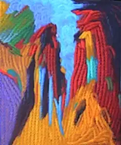 AHMET YEŞİL tarafından 2017 yılında 60x50 cm ölçülerinde Tuval üzeri yağlı boya tekniği ile yapılmıştır.