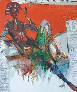 NURETTİN AKKAYA tarafından 2018 yılında 60x50 cm ölçülerinde Tuval üzeri yağlı boya tekniği ile yapılmıştır.