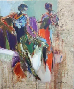 NURETTİN AKKAYA tarafından 2018 yılında 60x50 cm ölçülerinde Tuval üzeri yağlı boya tekniği ile yapılmıştır.