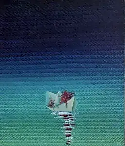 AHMET YEŞİL tarafından 2018 yılında 60x50 cm ölçülerinde Tuval üzeri yağlı boya tekniği ile yapılmıştır.