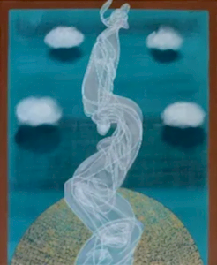 NECMETTİN ÖZLÜ tarafından 2018 yılında 60.5x49.5 cm ölçülerinde Tuval üzeri akrilik boya tekniği ile yapılmıştır.