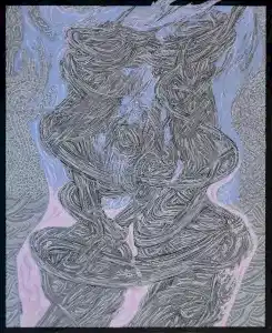 NECMETTİN ÖZLÜ tarafından 2018 yılında 60.5x49.5 cm ölçülerinde Tuval üzeri akrilik boya tekniği ile yapılmıştır.