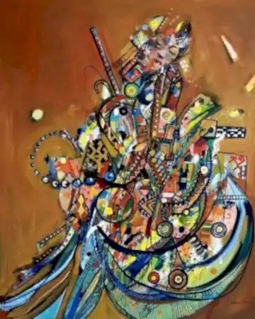 VOLKAN ÇOBAN tarafından 2026 yılında 150x120 cm ölçülerinde Tuval üzeri yağlı boya tekniği ile yapılmıştır.