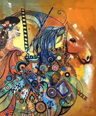 VOLKAN ÇOBAN tarafından 2026 yılında 120x100 cm ölçülerinde Tuval üzeri yağlı boya tekniği ile yapılmıştır.