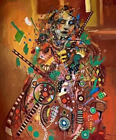 VOLKAN ÇOBAN tarafından 2026 yılında 115x95 cm ölçülerinde Tuval üzeri yağlı boya tekniği ile yapılmıştır.