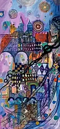 VOLKAN ÇOBAN tarafından 2026 yılında 150x70 cm ölçülerinde Tuval üzeri yağlı boya tekniği ile yapılmıştır.