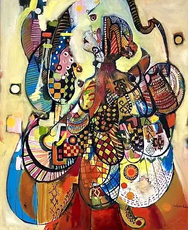 VOLKAN ÇOBAN tarafından 2026 yılında 110x90 cm ölçülerinde Tuval üzeri yağlı boya tekniği ile yapılmıştır.