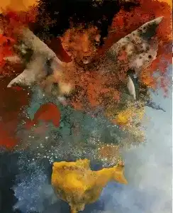 EROL PELİOĞLU tarafından 2020 yılında 150x120 cm ölçülerinde Tuval üzeri yağlı boya tekniği ile yapılmıştır.