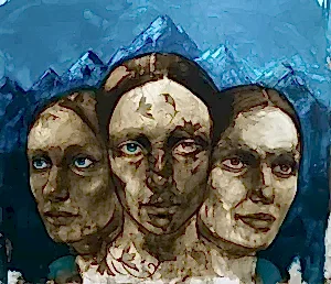 SEMA ÖCAL tarafından 2021 yılında 130x150 cm ölçülerinde Tuval üzeri yağlı boya tekniği ile yapılmıştır.