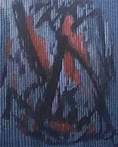 AHMET YEŞİL tarafından 2020 yılında 100x85 cm ölçülerinde Tuval üzeri yağlı boya tekniği ile yapılmıştır.