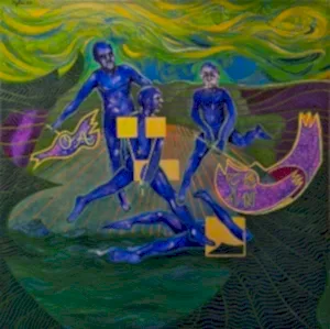 NECMETTİN ÖZLÜ tarafından 70x70 cm ölçülerinde Tuval üzeri akrilik boya tekniği ile yapılmıştır.