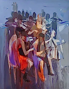 HAKAN ERASLAN tarafından 2022 yılında 150x120 cm ölçülerinde Tuval üzeri akrilik boya tekniği ile yapılmıştır.