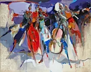 NURETTİN AKKAYA tarafından 2022 yılında 80x100 cm ölçülerinde Tuval üzeri yağlı boya tekniği ile yapılmıştır.