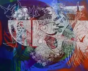 ENGİN KORKMAZ tarafından 2015 yılında 40x50 cm ölçülerinde Tuval üzeri akrilik boya tekniği ile yapılmıştır.